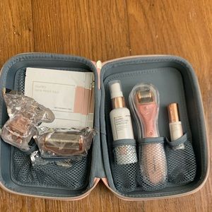 NIB Glo Pro BeautyBio Microneedle face eye and body set.